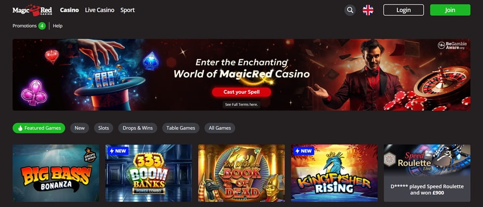 Magic red casino